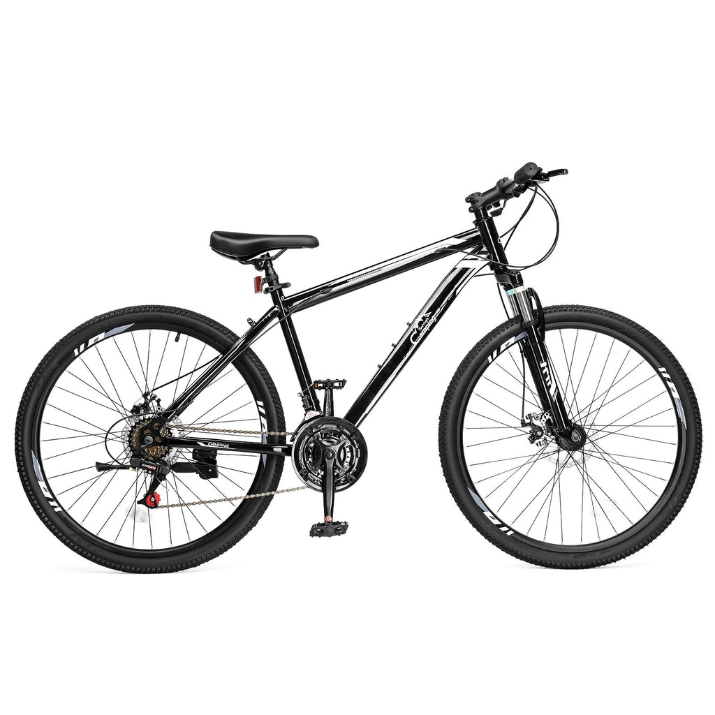 26 inch Tire Mountain Bike 21 Speed Bicycle High-Tensile Frame MTB Bikes for Men