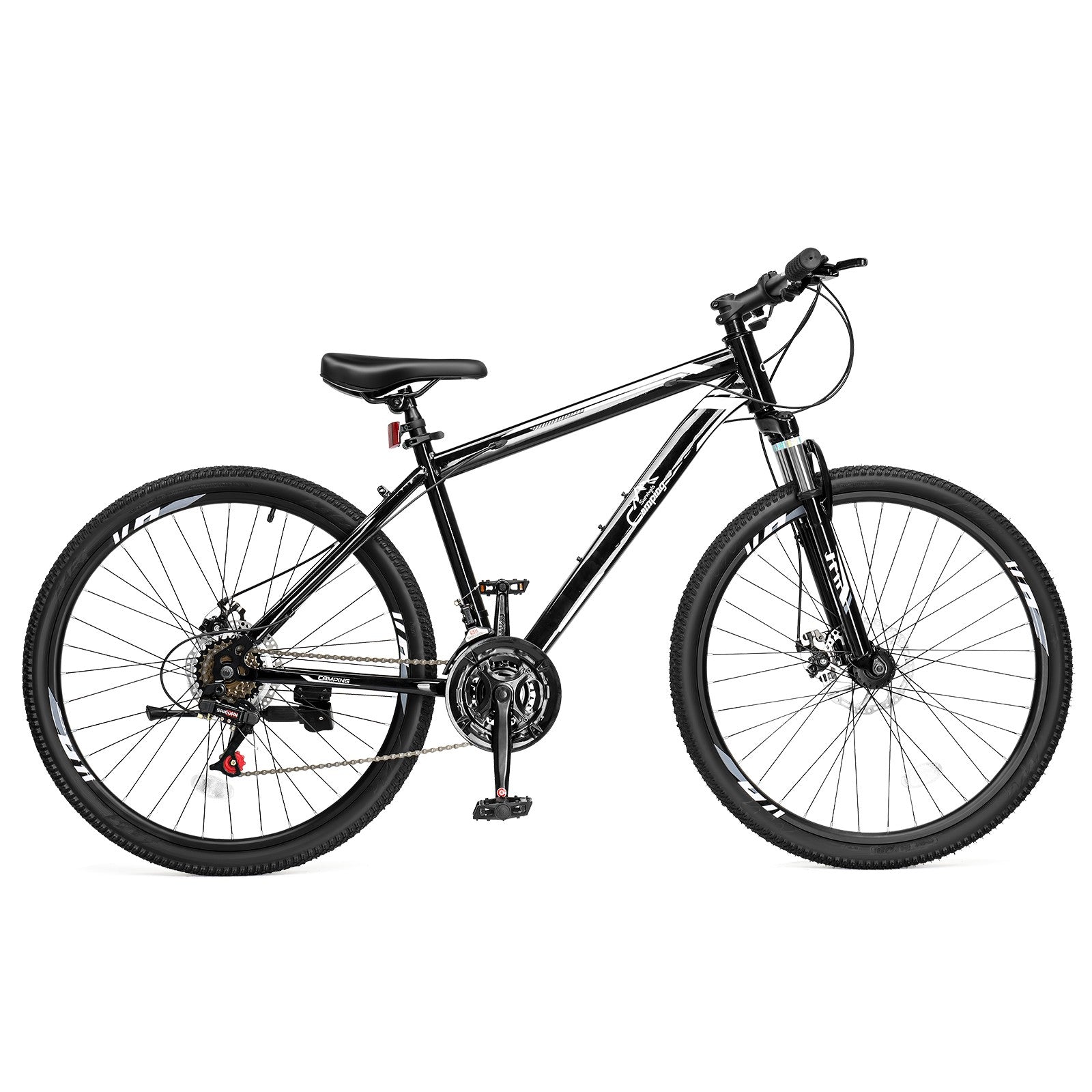 26 inch Tire Mountain Bike 21 Speed Bicycle High-Tensile Frame MTB Bikes for Men
